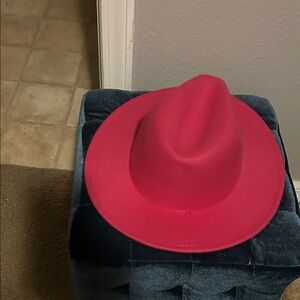 Vibrant Pink Fedora Hat